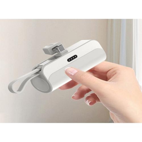 Mini Power Bank (Black/White) with Touch